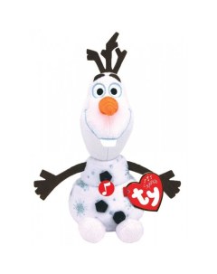 Мягкая игрушка со звуком Олаф снеговик Холодное Сердце15см 41096 Ty