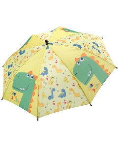 Автоматический детский зонт Дракончики желто зеленый 19 см Bondibon