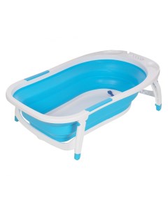 Детская ванна складная 85 см голубая Pituso