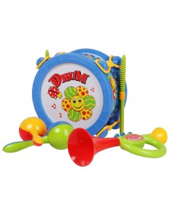 Набор музыкальных инструментов детских JUNFA 2012 7 предметов 27х14х25 см Junfa toys