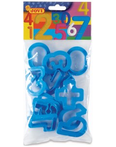 Набор пластиковых формочек для лепки 12 форм 7N Jovi