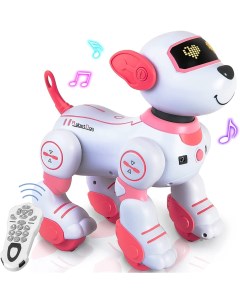 Радиоуправляемая интерактивная собака русский звук акб BG1533 PINK Subotech