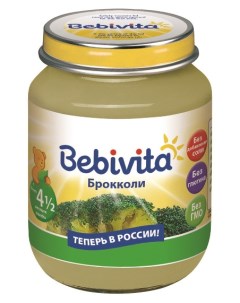Пюре овощное Брокколи с 5 мес 100 г 1 шт Bebivita