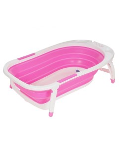 Детская ванна складная 85 см розовая Pituso