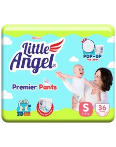 Подгузники трусики детские Premier 36 шт 2 S 5 8 кг Little angel