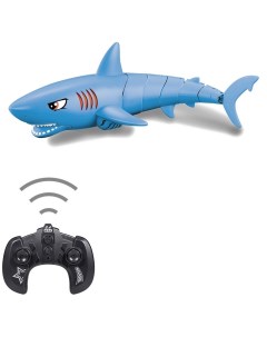 Радиоуправляемый робот Акула синий плавает в воде LNT K23B BLUE Create toys