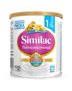Молочная смесь Гипоаллергенный 375 г 0 6 месяцев Similac