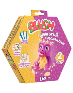 Набор для лепки из пластилина Пластилин Plush PL02201808 Волшебный мир