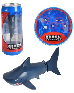 Радиоуправляемая рыбка акула синяя водонепроницаемая в банке 3310H BLUE Create toys