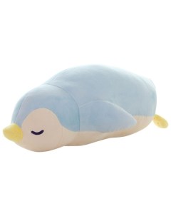 Мягкая игрушка спящий пингвин Лежебока 45 см голубой Торговая федерация