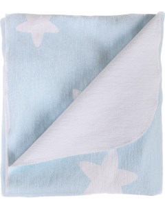 Одеяло детское байковое 100 хлопок голубой 2201 зв Баюшки