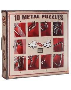Головоломка Eureka 3D Puzzle красный металлический 10 шт 473358 Eureka 3d puzzle