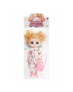 Кукла Модница 15 см в ассортименте Наша игрушка