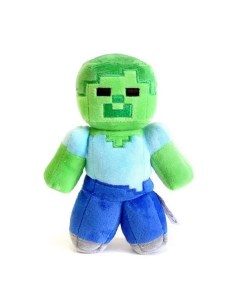 Плюшевая игрушка Зомби Minecraft 20 см Nobrand