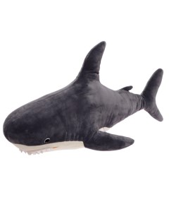 Мягкая игрушка Акула цвет серый 95 см Прима тойс