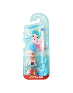 Зубная щетка детская UltraDent Kids с игрушкой мягкая в ассортименте Ultra dent