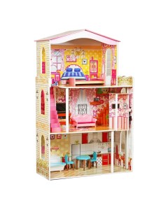 Кукольный дом Яркий интерьер с мебелью Sima-land