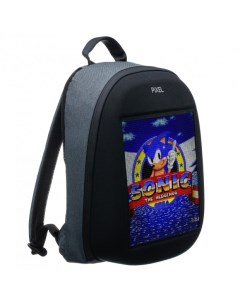 Рюкзак с LED дисплеем PIXEL ONE GRAFIT серый Pixel bag