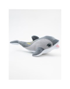 Мягкая игрушка Дельфин цвет серый 36 см Прима тойс