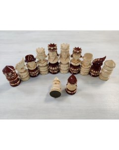 Шахматные фигуры подарочные резные ручной работы Моряки mor_fir Lavochkashop