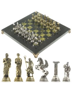 Шахматы подарочные из камня змеевик Геракл 28 28 см 122699 Lavochkashop