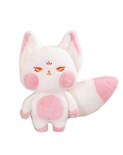 Мягкая игрушка Лиса Кицунэ Геншин Импакт Genshin Impact розовая Plush story