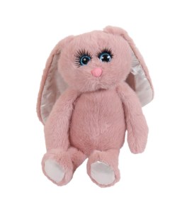 Мягкая игрушка Реснички Кролик розовый 20 см Abtoys