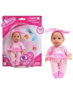 Пупс Junfa Micro Baby 15 см девочка в костюмчике Junfa toys