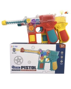 Пистолет со световыми и звуковыми эффектами эл пит АА 2шт не вх в комплект в ассортимент Наша игрушка
