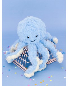 Мягкая игрушка Осьминог голубая 18 см Mihi mihi