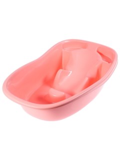 Ванна детская со сливом 38 л цвет светло розовый Р00000469 Пластишка