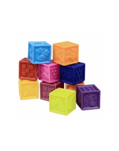 Мягкие кубики One Two Squeeze 68602 Battat