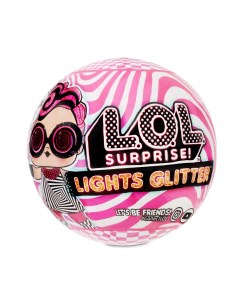 Кукла сюрприз L O L Surprise Lights Glitter Series в шаре 564836E7C L.o.l. surprise!
