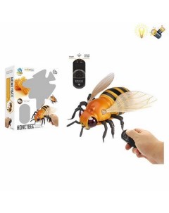 Интерактивная игрушка 200249050 Пчела р у ползает свет пульт д у 2 канала Наша игрушка
