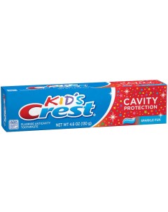 Зубная паста KIDS SPARKLE с ароматом жевательной резинки 130 гр США Crest