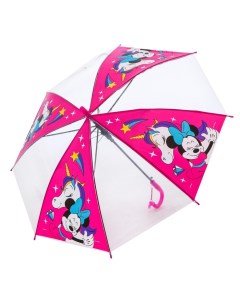 Зонт детский Минни Маус Единорог 8 спиц d 86 см Disney