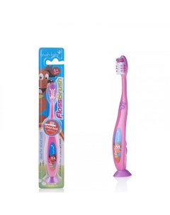 Зубная щётка Floss Brush с 6лет розовый Brush-baby
