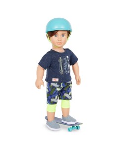 Кукла мальчик 46 см Теодор скейтер OG31328 Our generation