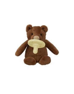 Комфортер Соска пустышка с держателем игрушкой Sleep Buddy Brown Bear Moi 0 Minikoioi