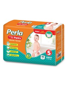 Детские подгузники трусики Perla Pants Junior 11 25 кг 5 размер 40 шт 96000743 Perla baby