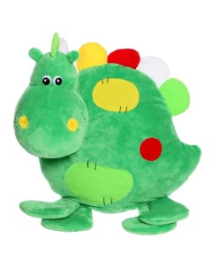 Мягкая игрушка подушка Дракон 35 см цвет зеленый Princess love