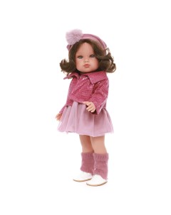 Кукла девочка Дженни в розовом 45 см виниловая Испания 28121 Antonio juan