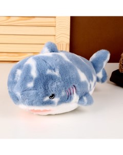 Мягкая игрушка Акула 32 см цвет синий Nobrand