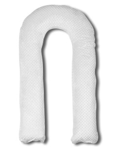 Подушка для беременных со съёмной наволочкой сумкой 340х35 см белый Body pillow