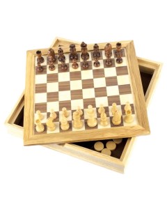 Набор игр шашки шахматы 2 в 1 26x26x4 см Craftsman