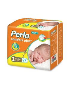 Подгузники PERLA CP ECO BABY NEWBORN 22 шт 2 5 кг Perla baby