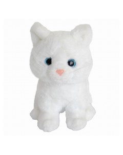 Мягкая игрушка Abtoys Кошечка белая 15см Junfa toys