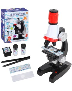 Микроскоп детский с аксессуарами набор для опытов Tongde