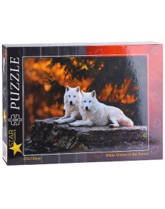 Пазлы 520 Белые волки в лесу P520 03 Star games