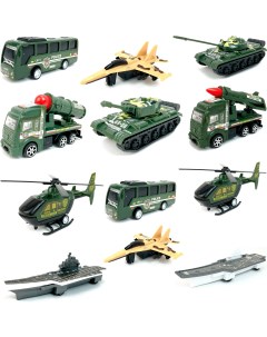 Набор военной техники Military Vanguard 12 предметов инерционная Zhorya